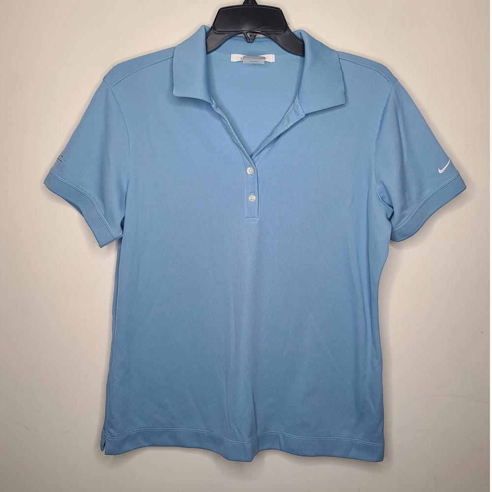 Nike Golf light blue polo shirt - large